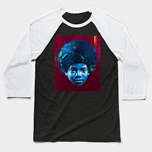 Young Michael Jackson Baseball T-Shirt